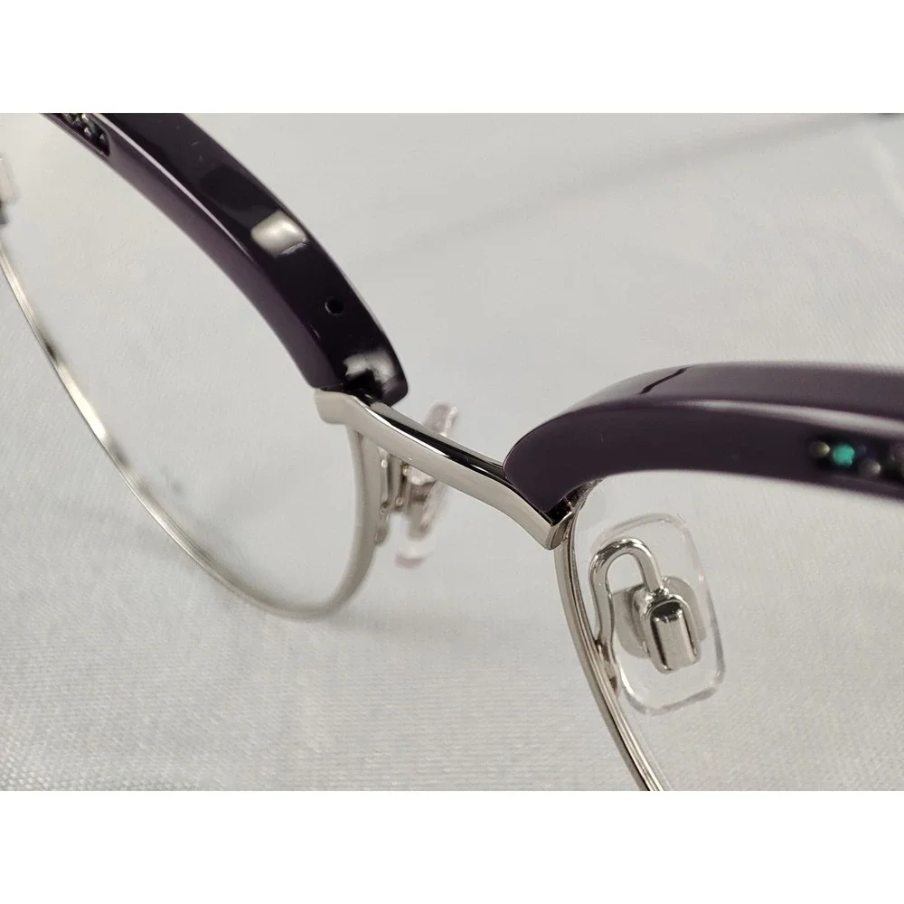 Swarovski SK 5363 081 Shiny Violet Cat Eye Eyeglass Frames Women 53-17-145 NWT